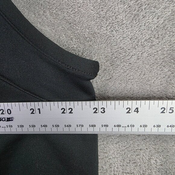 Mens Nike Golf Black Quilted Therma-Fit Vest 1/2 Zip Lightweight Polyester L - Picture 7 of 11